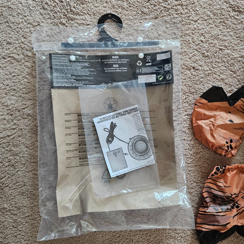 Jurassic World Inflatable T-Rex Dinosaur Costume Adult One Size Halloween Ready - Picture 5 of 11
